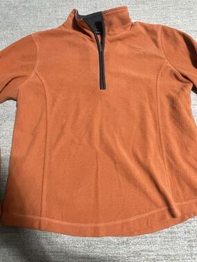 SB Active Sweater Adult Mediums Orange 1/4 Zip
